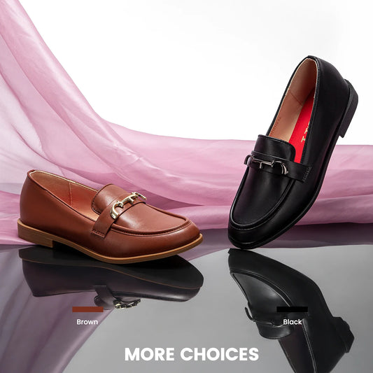 Fine Workmanship Seasonal Fashion New Women's Flat Shoes Retro Classic Pure Colour Simple Women's Leather Shoes