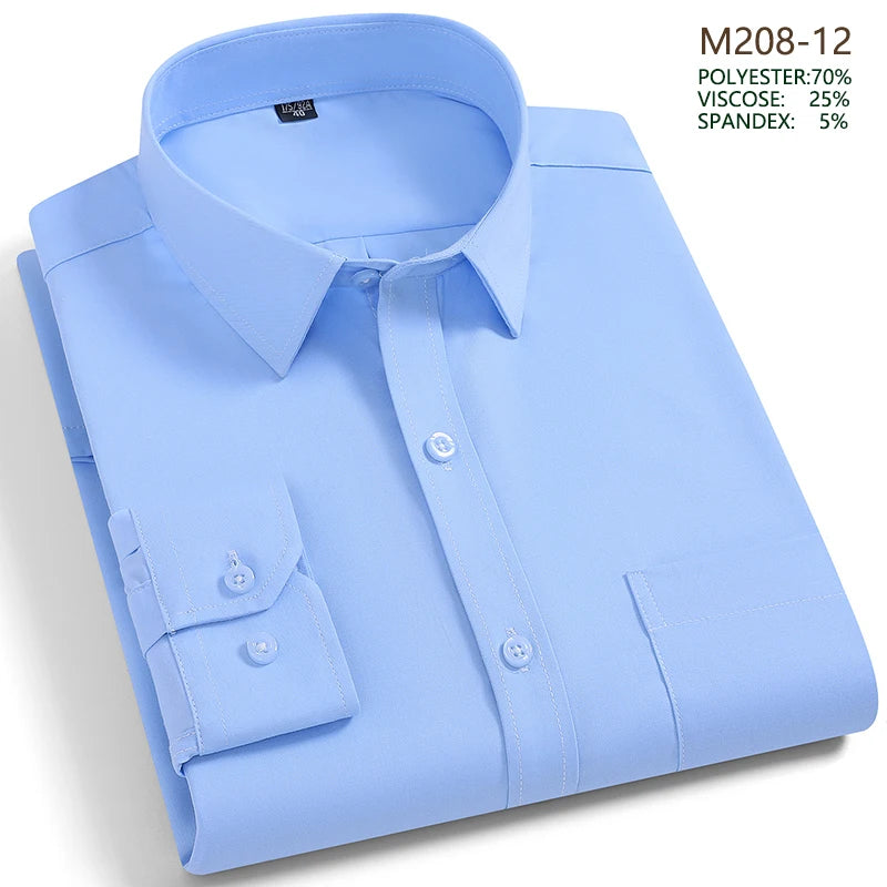Non‑Iron Long‑Sleeve Dress Shirt