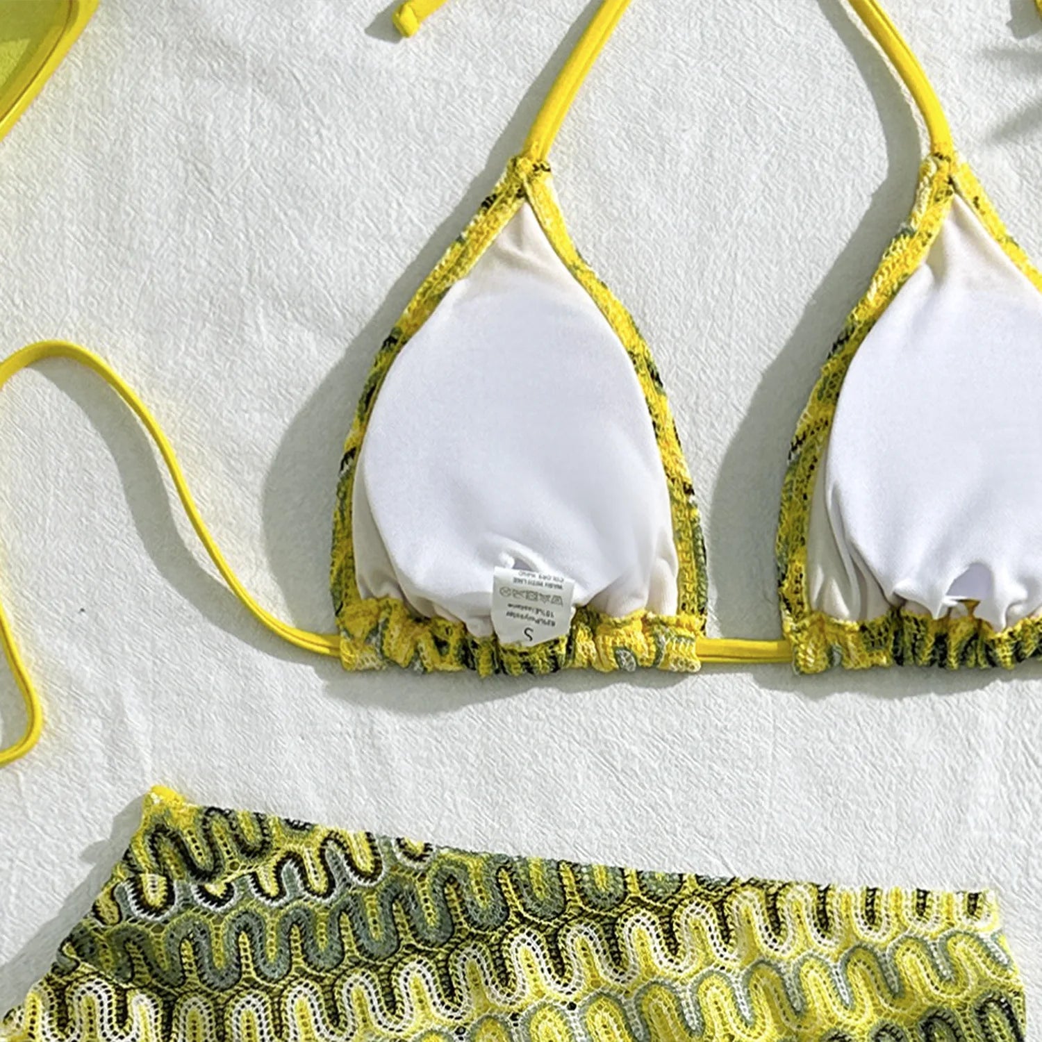 Three‑Piece Brazilian Bikini Set