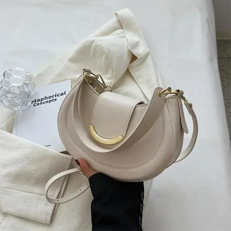 Armpit Shoulder Side Bags for Women 2024 Designer Trend Leather Small Underarm Crossbody Handbags and Purses Bags for Women