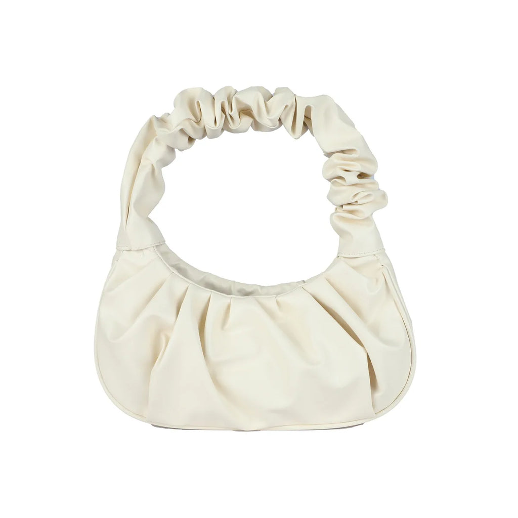 HOMEFISH Fashion Pleated PU Cloud Handlebags for Women Leisure Armpit Shoulder Bags Dumpling Handbag Female Shopping Hand Bags