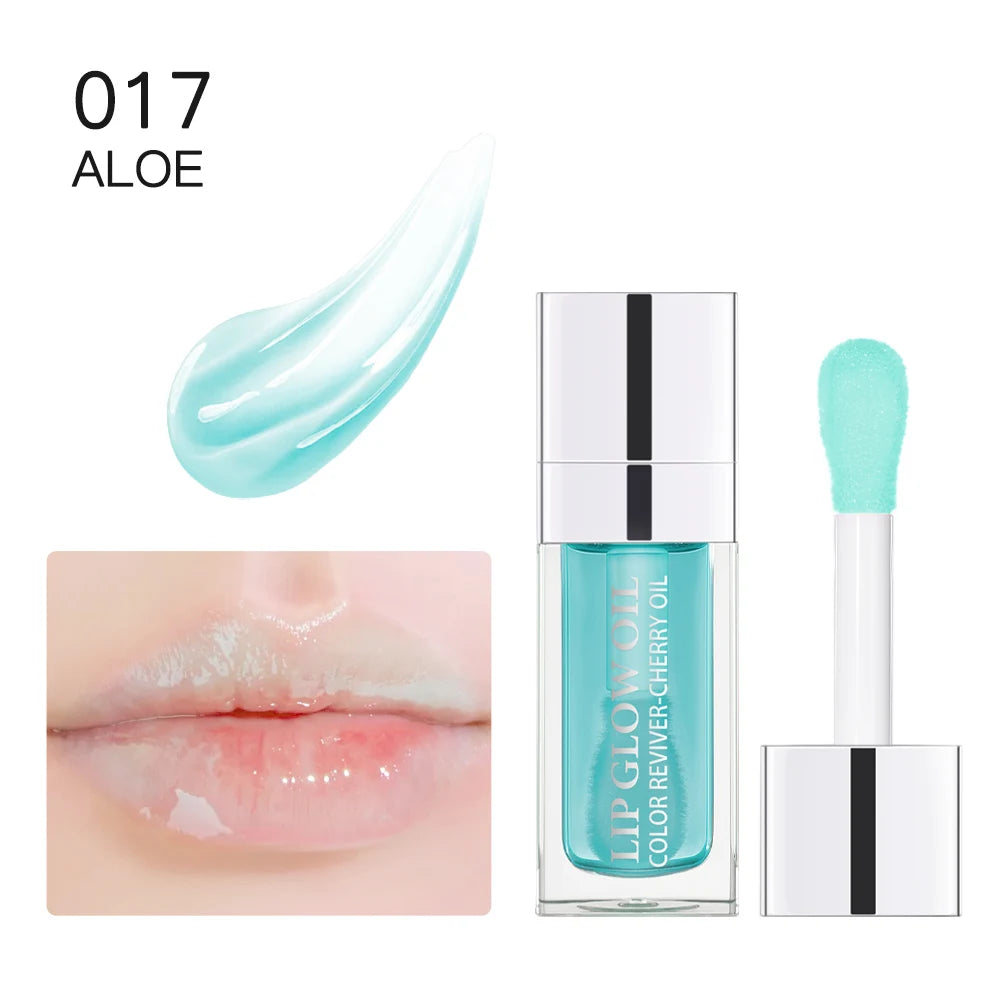 Crystal Jelly Lip Oil – Moisturizing, Plumping & Tinted Glow for Fuller, Softer Lips