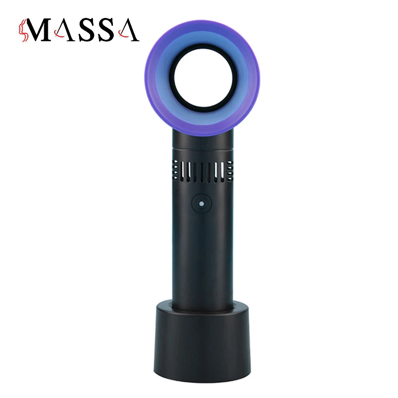 Eyelash Blower Bladeless Fan Handheld Small Creative Mini Handheld Portable USB Charging