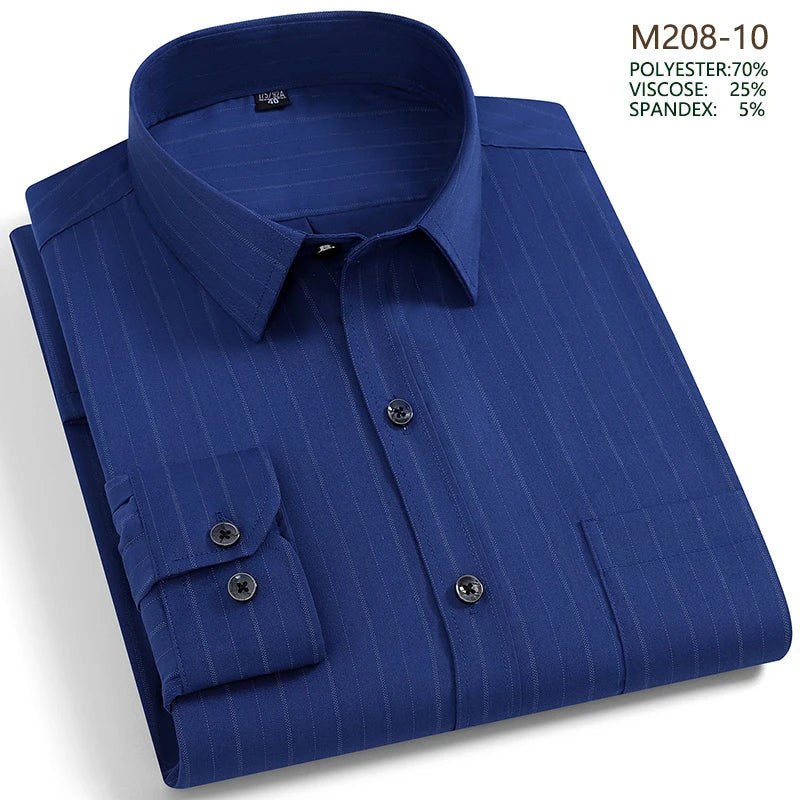 Non‑Iron Long‑Sleeve Dress Shirt