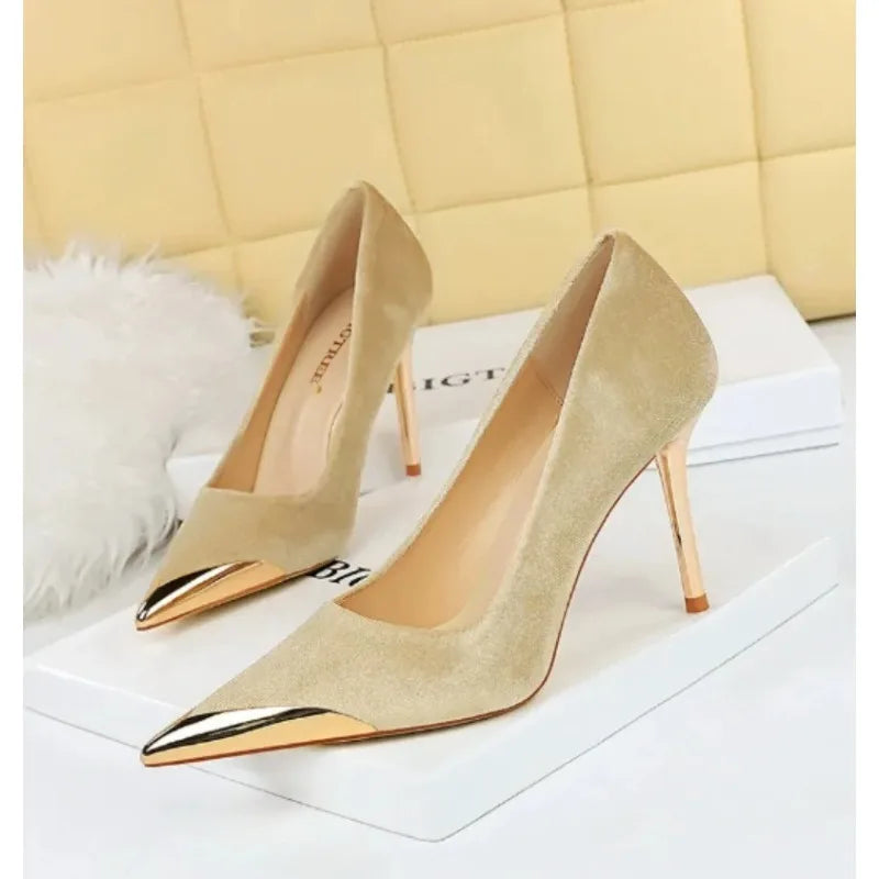 BIGTREE Sexy Pointed‑Toe Pumps