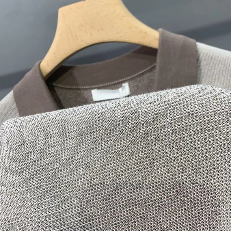 Italian Cuban Collar Ice Silk Polo