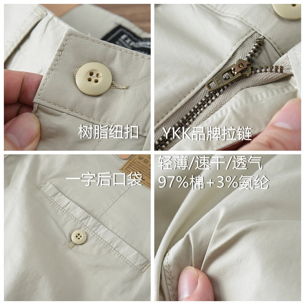 Retro Slim Chino Pants