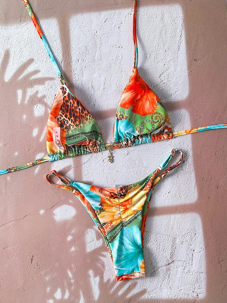 Leopard Micro Bikini Set