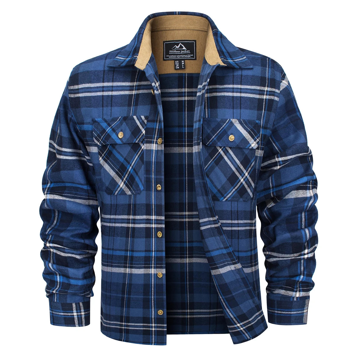MAGCOMSEN Men’s Flannel Shirt