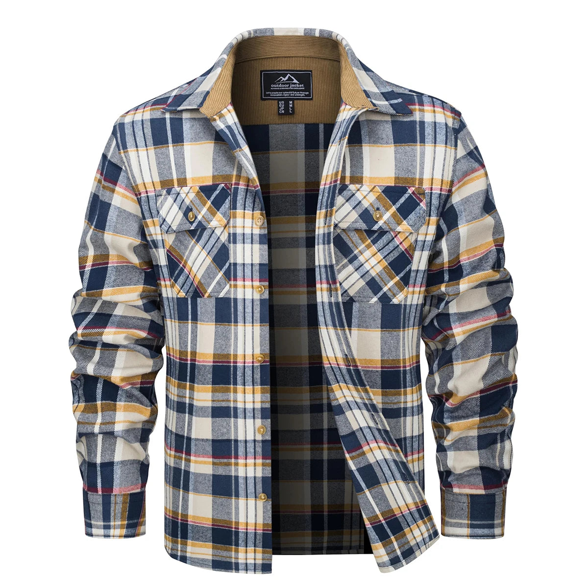 MAGCOMSEN Men’s Flannel Shirt