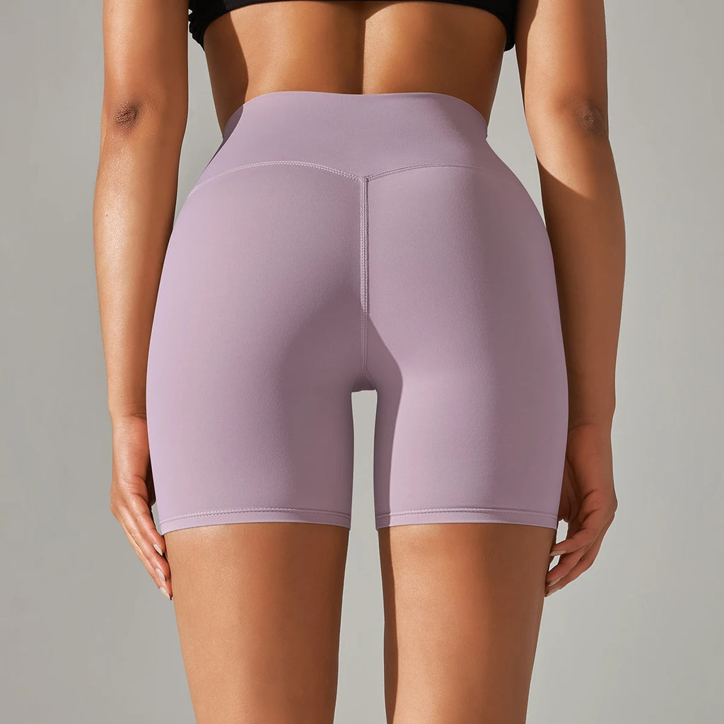 Seamless High Waist Yoga Shorts for Women