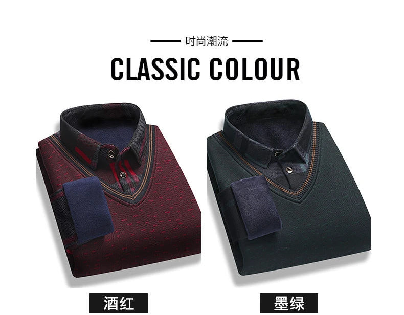 Two‑Piece Polo Neck Sweater