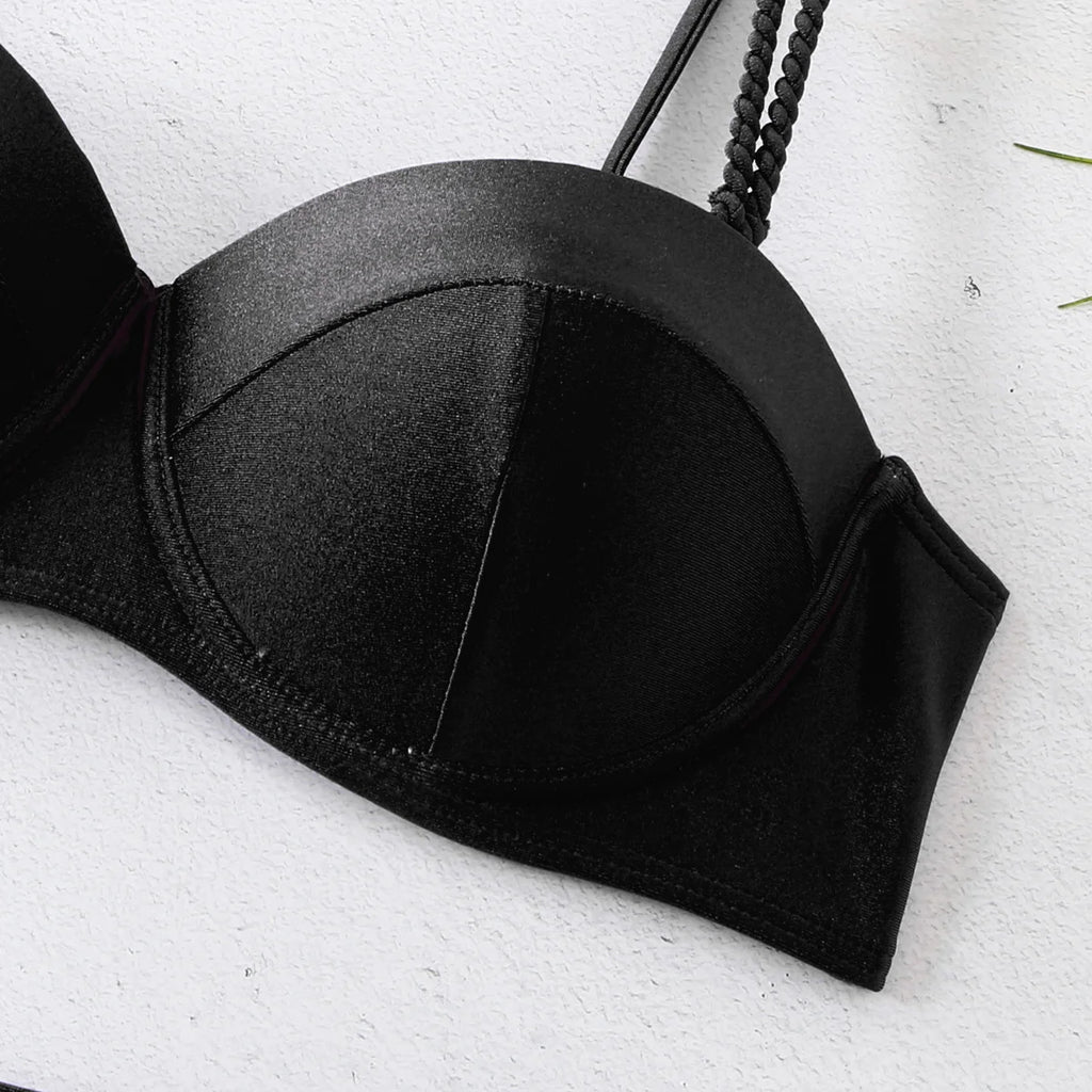 Women’s High‑Waist Underwire Bikini – Push‑Up Two‑Piece Swimsuit, Summer Beachwear SetUnderwire Bikini Swimsuit High Waist Swimwear for Women Push Up Two Piece Bathing Suits Push Up Summer Female