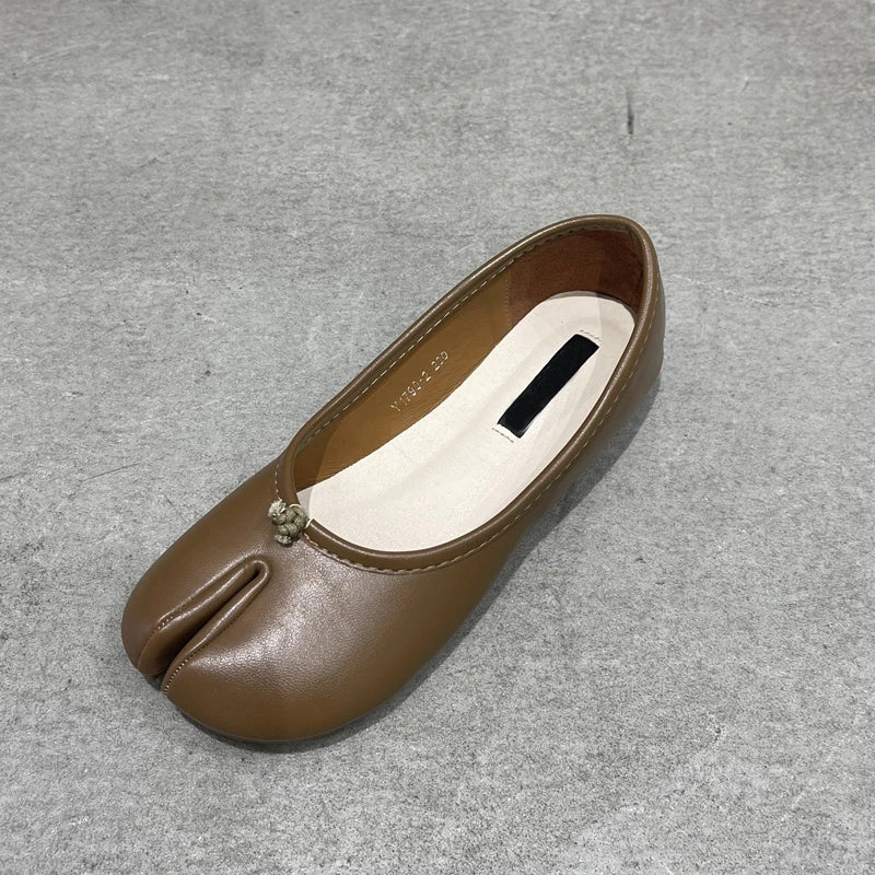 SUOJIALUN Autumn Ballerina Flats