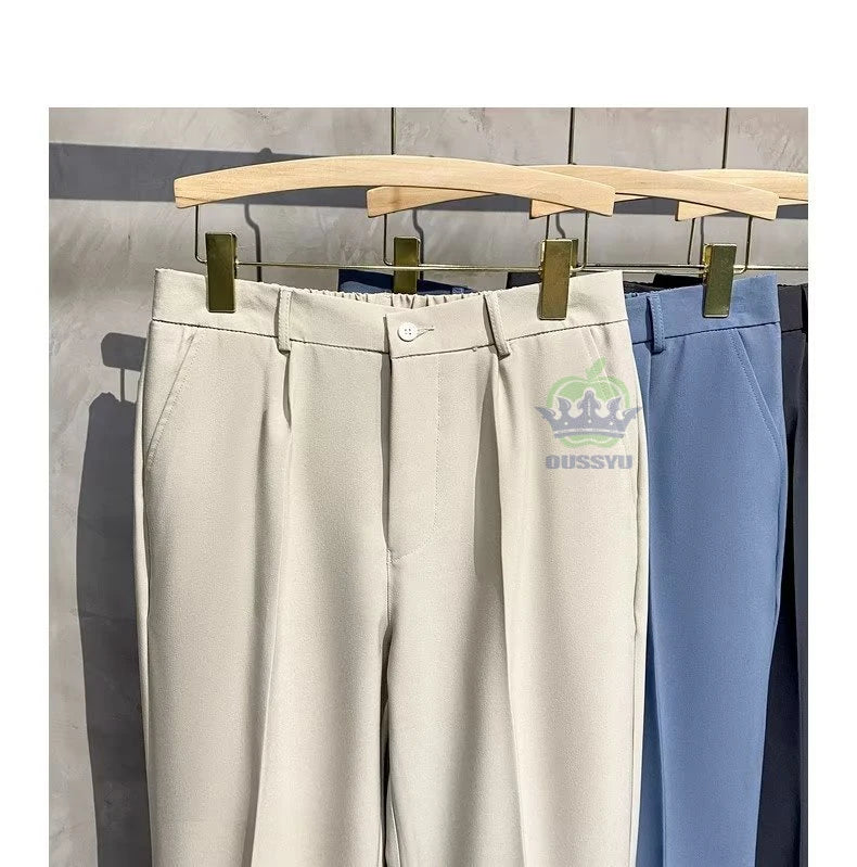 Classic Blue Suit Pants