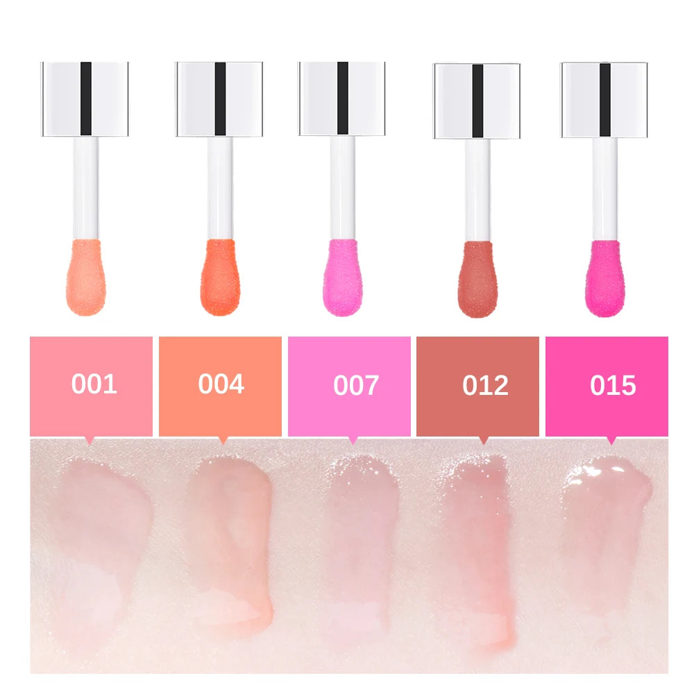 Crystal Jelly Lip Oil – Moisturizing, Plumping & Tinted Glow for Fuller, Softer Lips