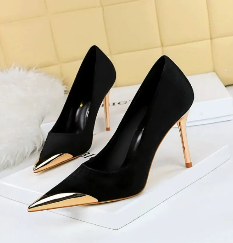 BIGTREE Sexy Pointed‑Toe Pumps