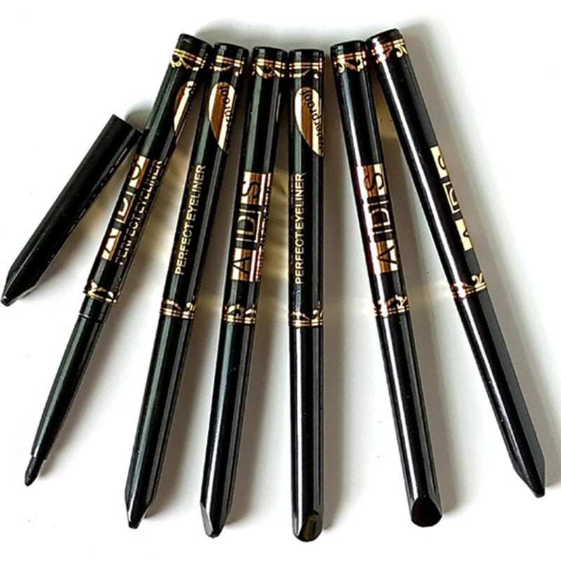 Waterproof Black Eyeliner Pencil Set – Long‑Lasting Matte Gel Liners for Bold, Smudge‑Proof Eye Makeup