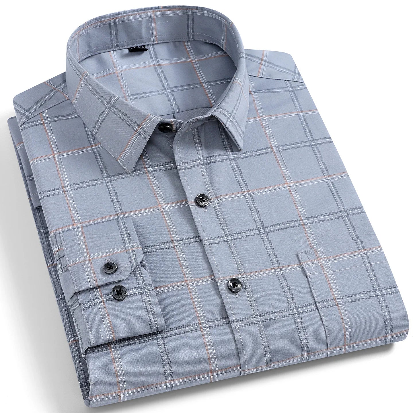 Non‑Iron Long‑Sleeve Dress Shirt