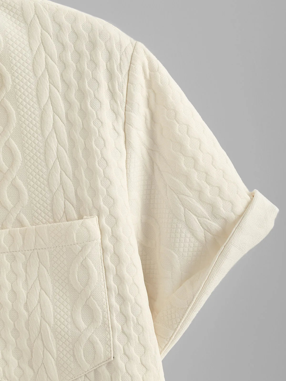 Men’s Textured Short‑Sleeve Shirt