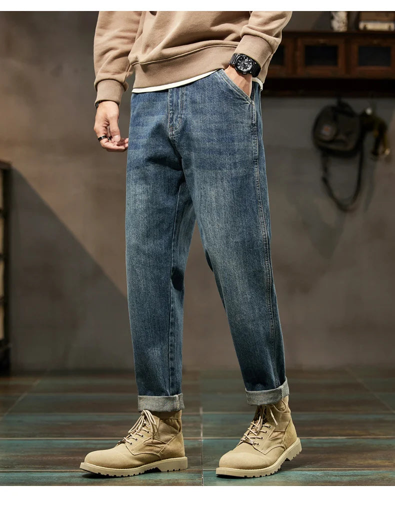 Loose Harem Denim Pants
