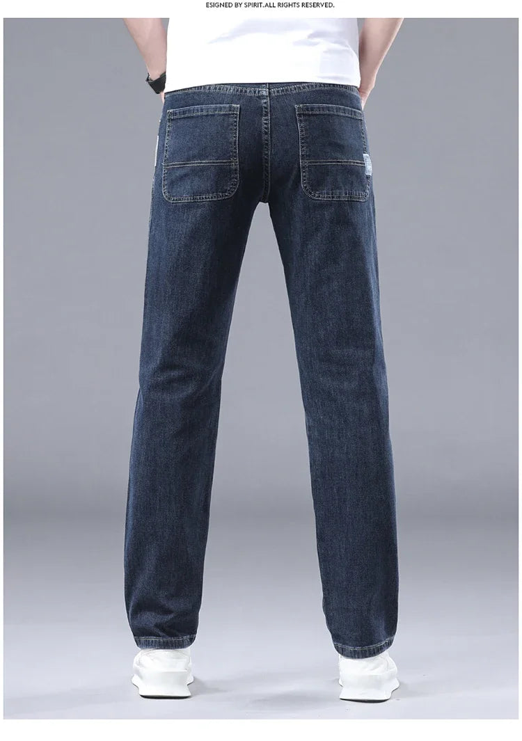 Four‑Season Straight Jeans