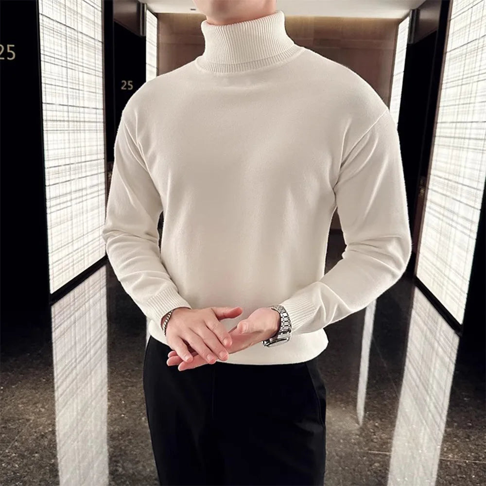 Fleece Turtleneck Sweater
