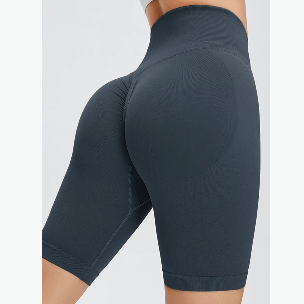 Women’s Seamless High Waist Fitness Shorts