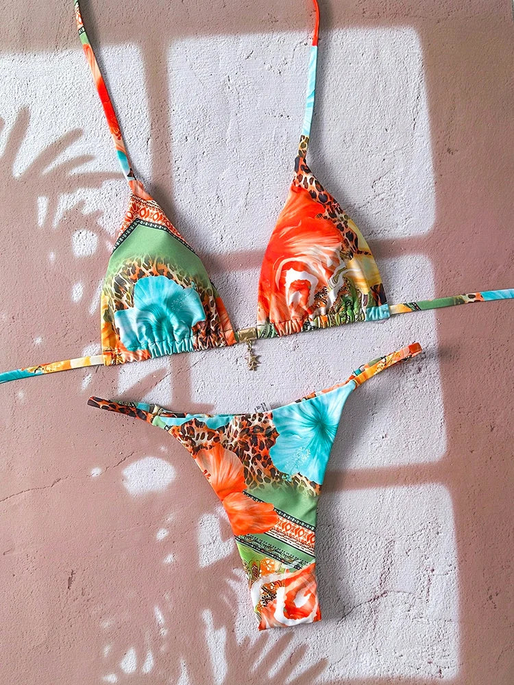 Leopard Micro Bikini Set