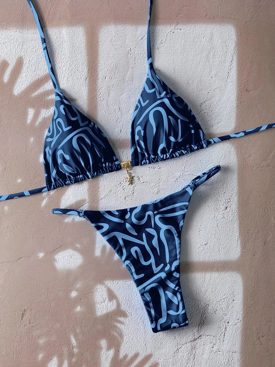 Leopard Micro Bikini Set