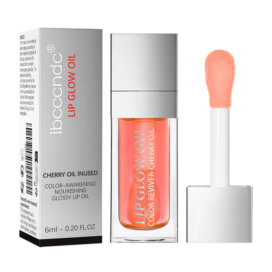 Crystal Jelly Lip Oil – Moisturizing, Plumping & Tinted Glow for Fuller, Softer Lips