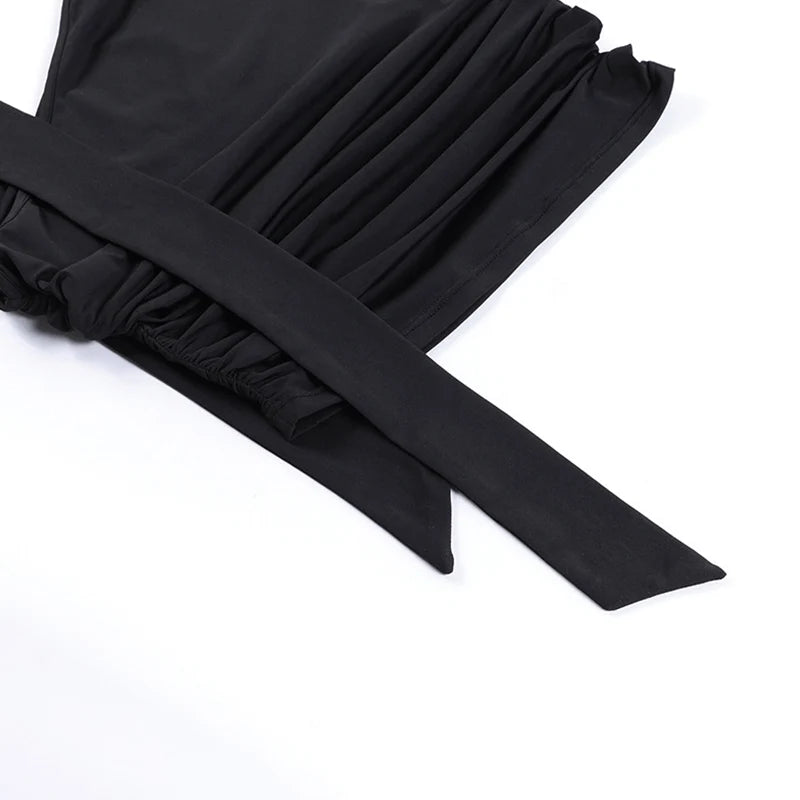 Women’s Backless Halter Crop Top – Sexy Off‑Shoulder Y2K Sleeveless Summer Tank for Club & Casual Wear