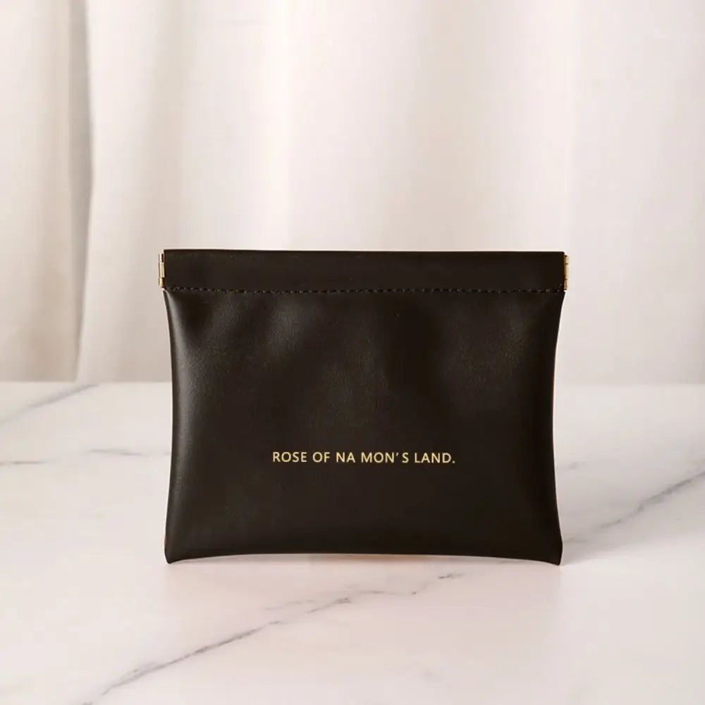 Fashion Simple Lipstick Makeup Bag – Portable Mini PU Cosmetic Organizer & Travel Storage Pouch