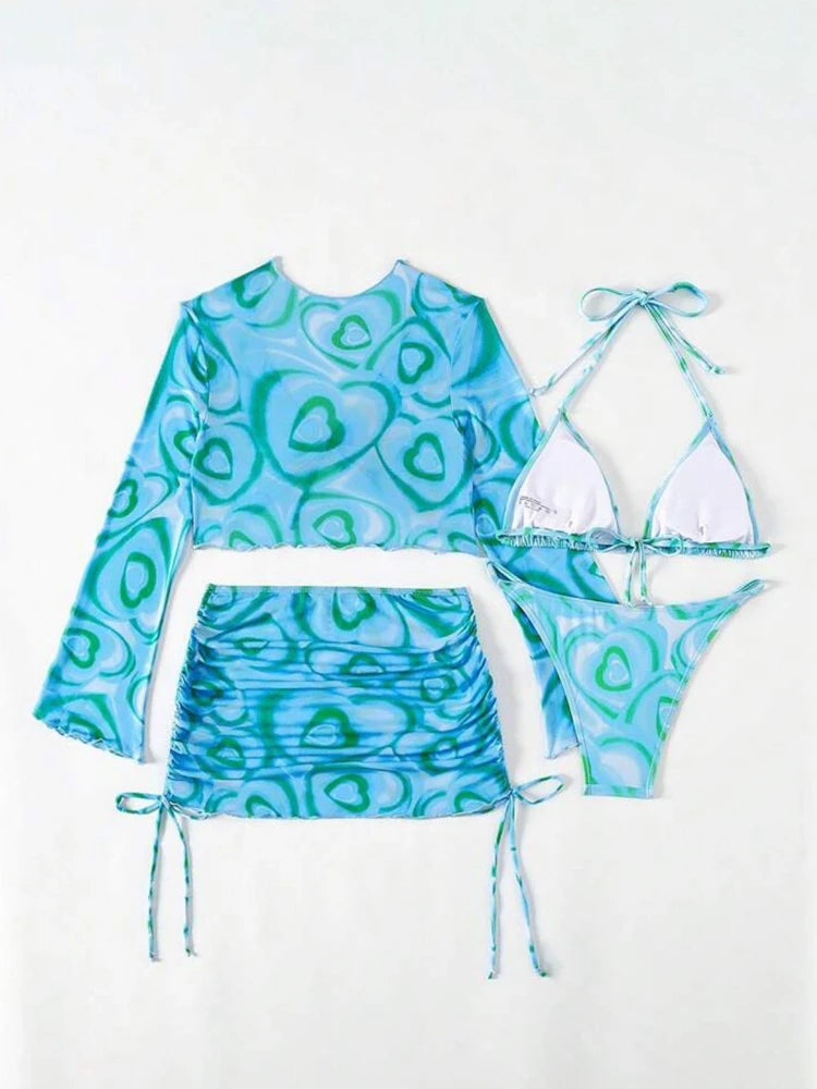 4‑Piece Bikini Set