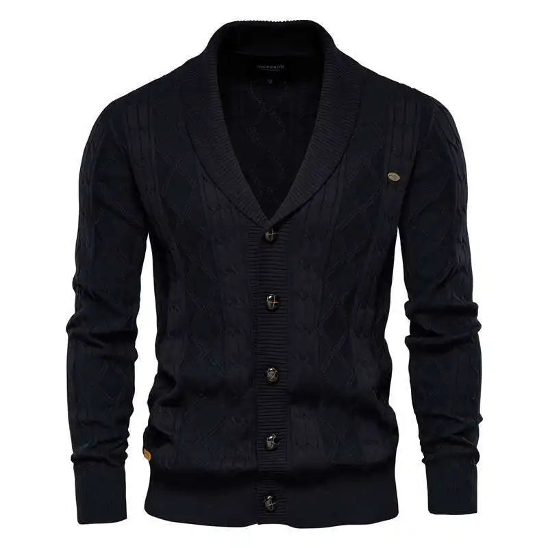 Retro V‑Neck Sweater Jacket for Spring & Autumn