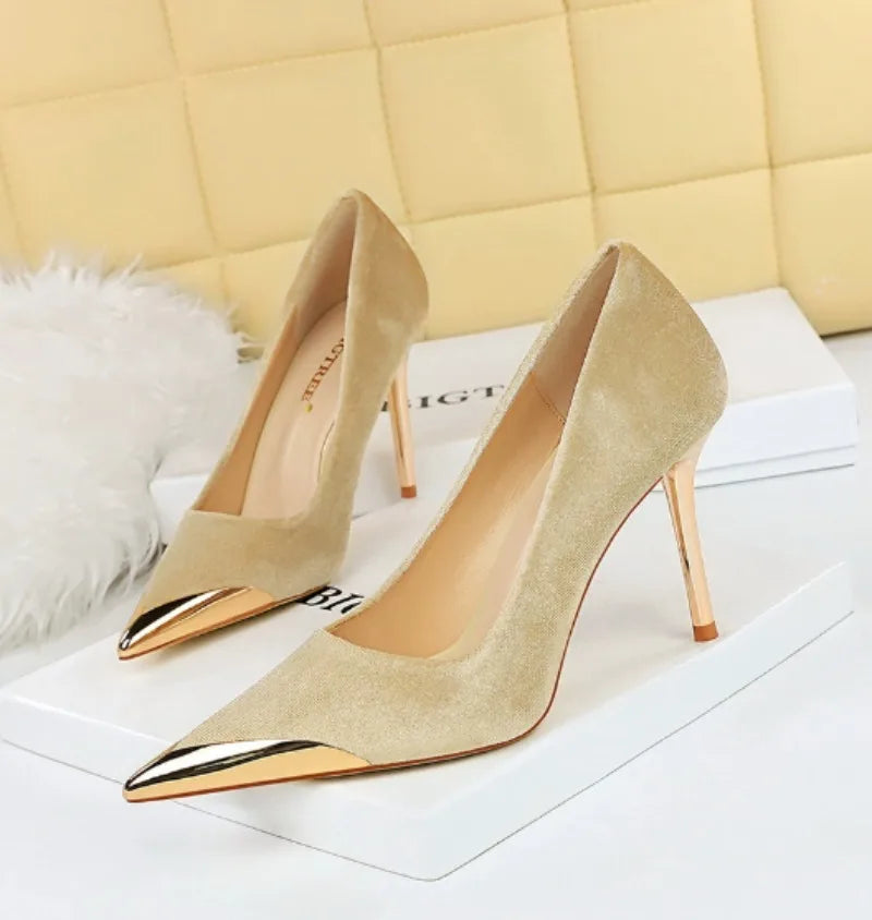 BIGTREE Sexy Pointed‑Toe Pumps