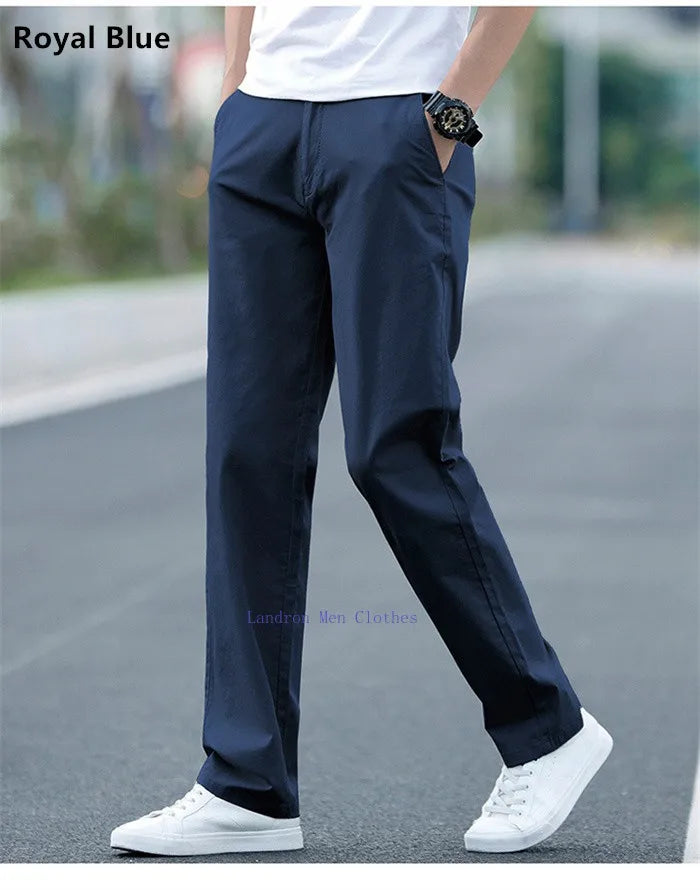 Plus‑Size Summer Chino Pants