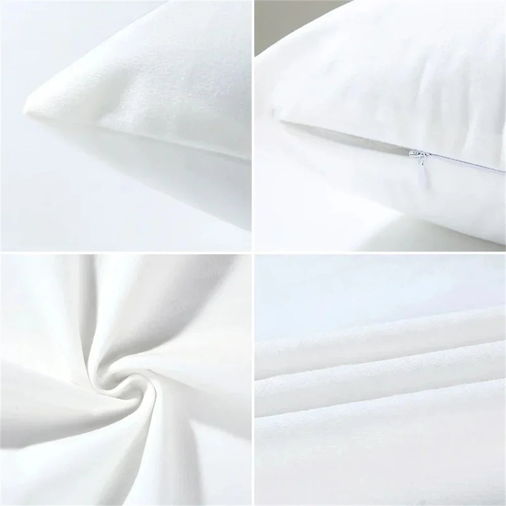 INS Style Peach‑Skin Pillow Case – Soft Square Cushion Cover for Sofa & Home Use