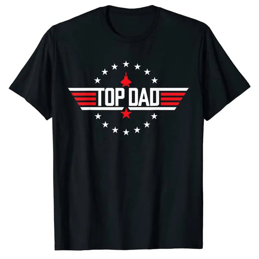 Top Dad Father’s Day T‑Shirt – Custom Men’s Graphic Tee for Christmas & Birthday Gifts