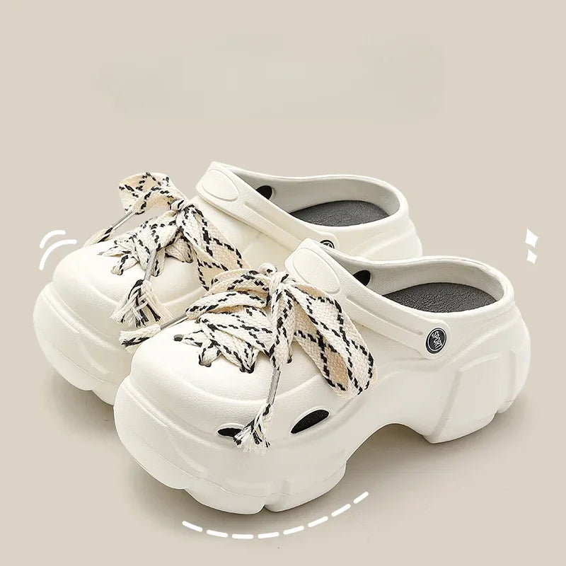New Women’s DIY Cartoon Clogs Sandal Slippers — Cute Summer Mules Beach Garden Shoes