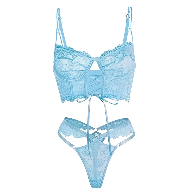 Lace Bra & Brief Set