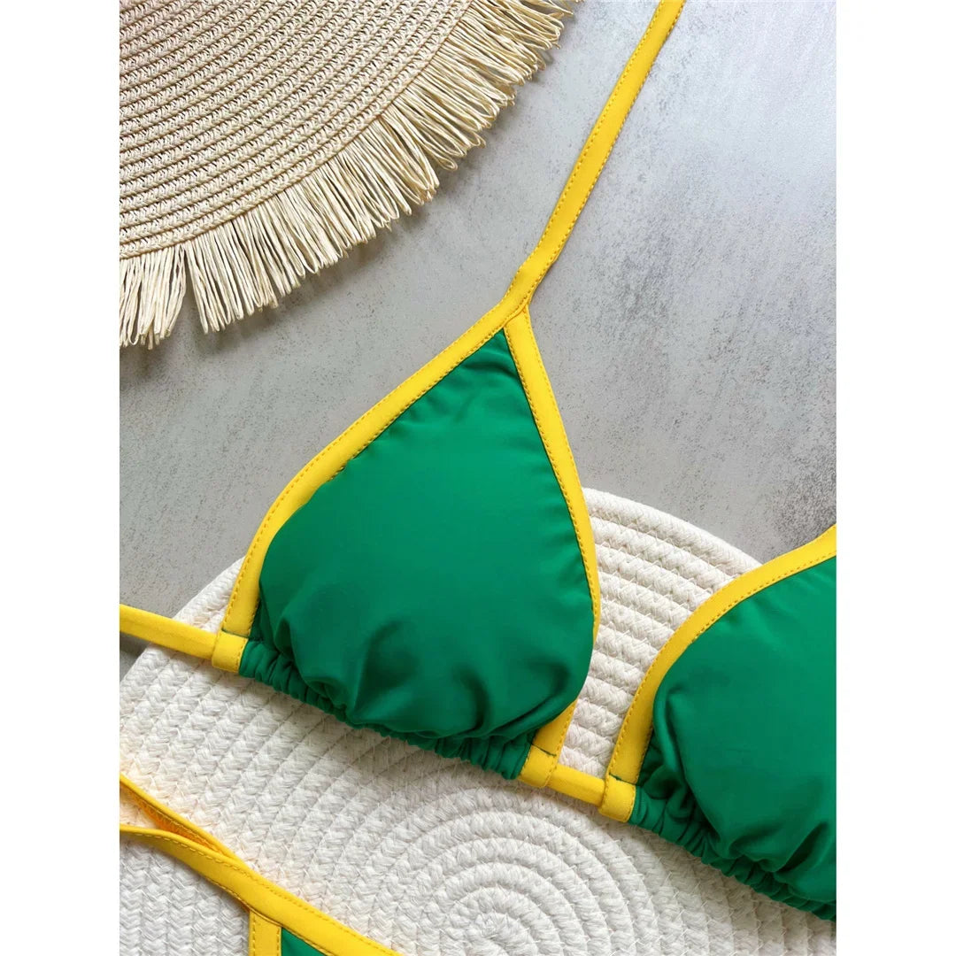 Brazilian Flag Bikini Set