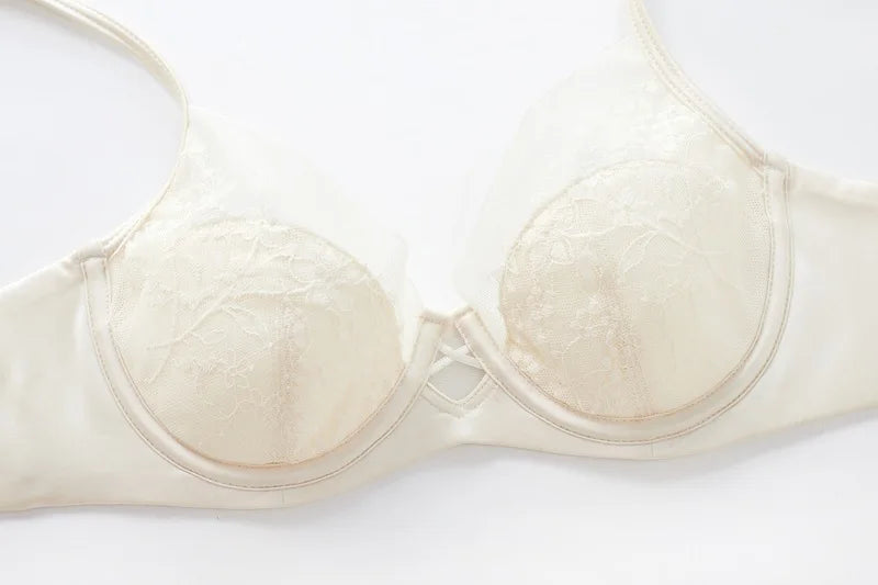 French Lace Embroidery Lingerie Set