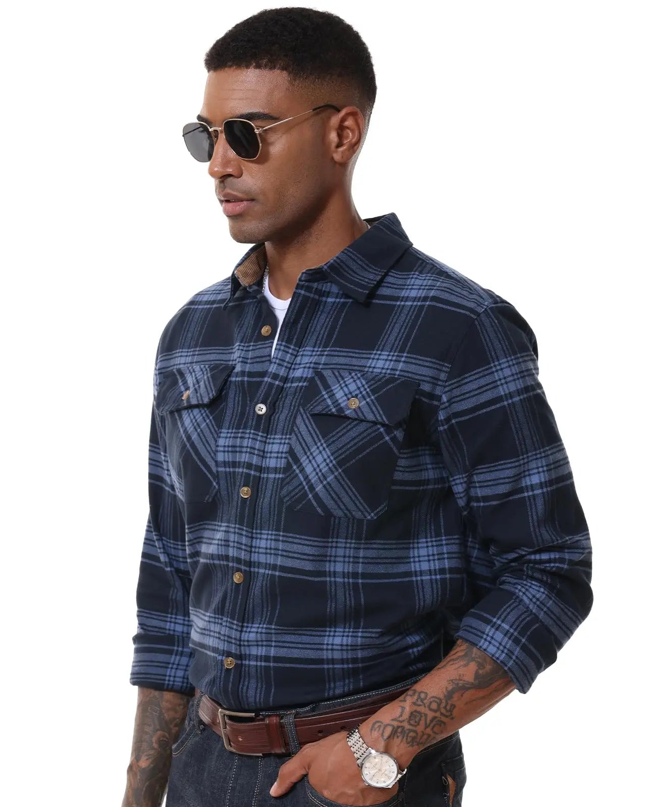 MAGCOMSEN Men’s Flannel Shirt