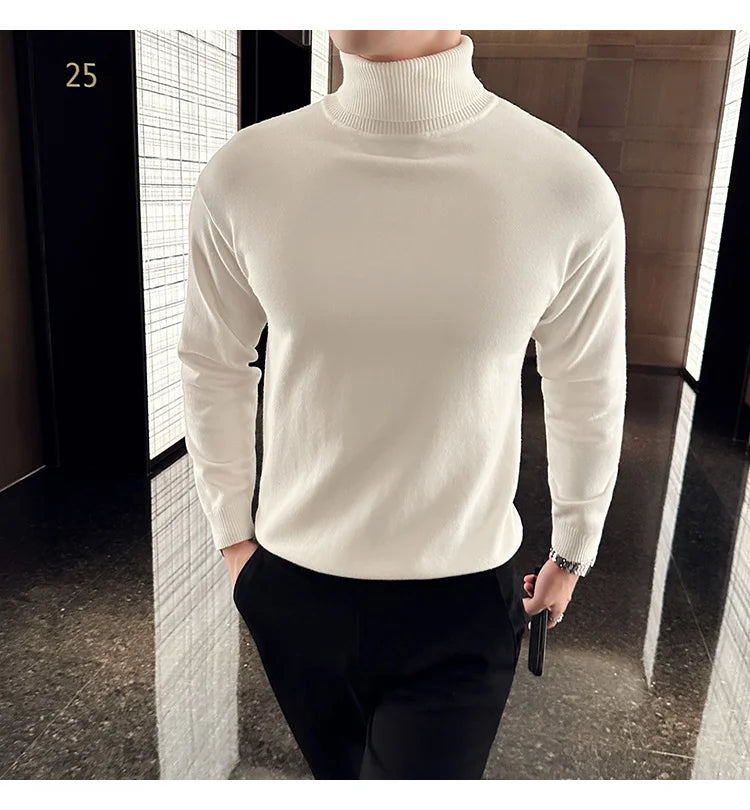 Fleece Turtleneck Sweater