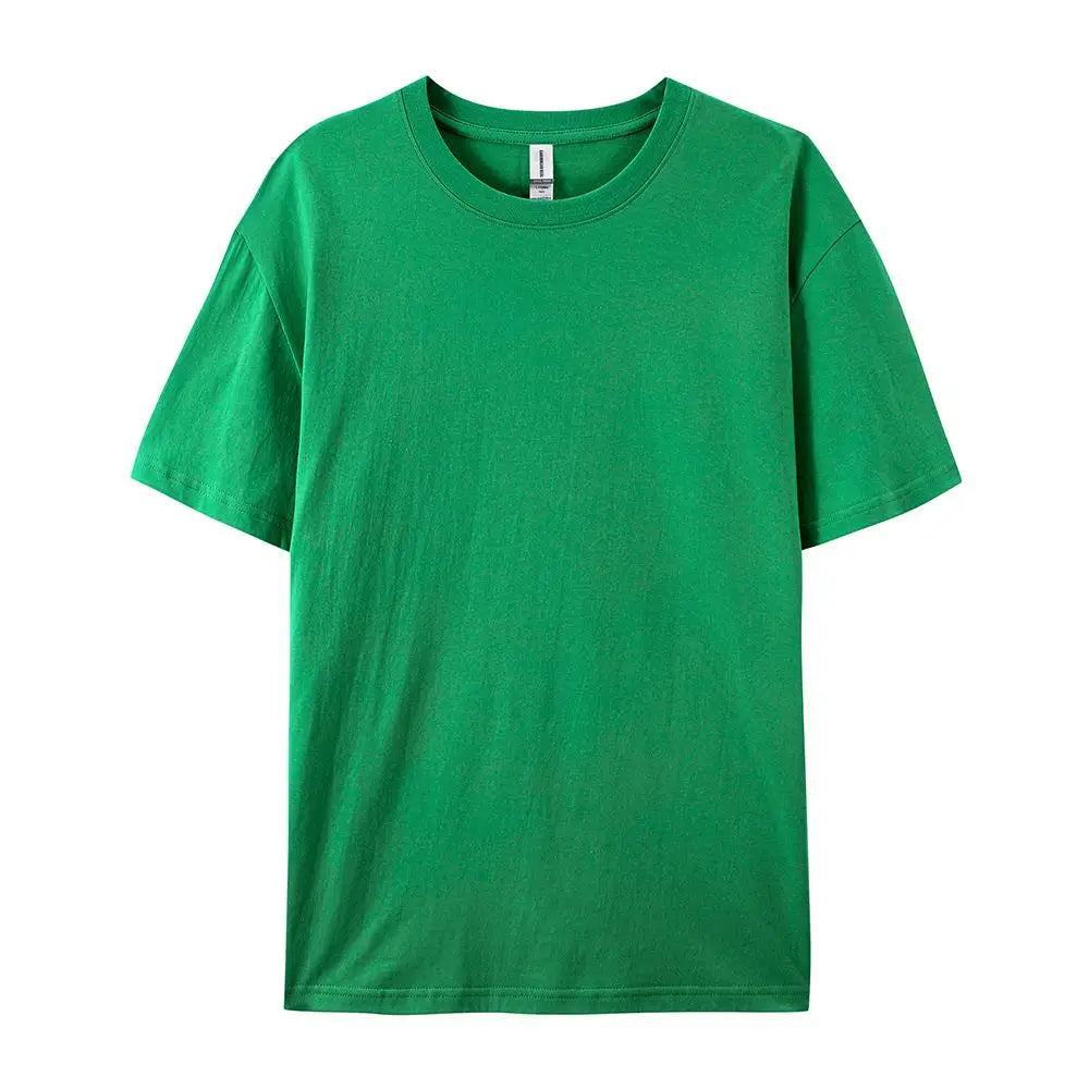 100% Cotton Solid Color T‑Shirts for Men & Women