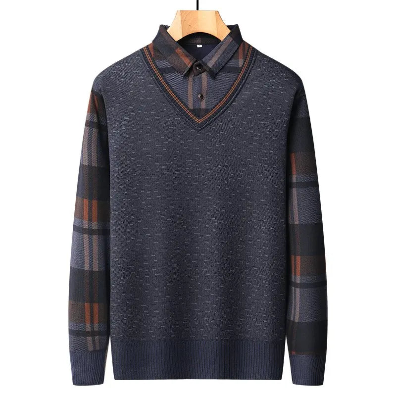 Two‑Piece Polo Neck Sweater