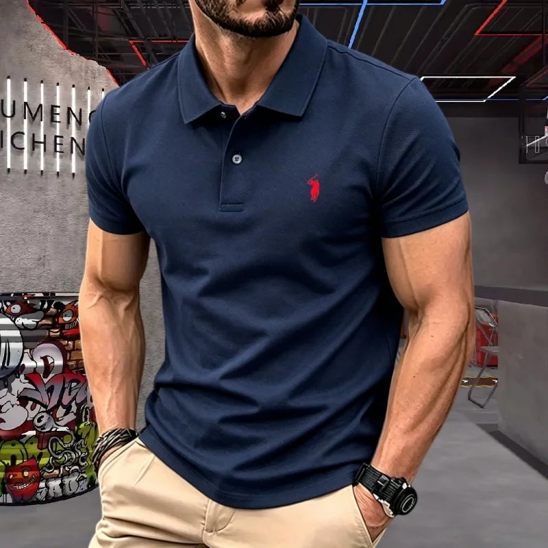 Men’s 100% Pure Cotton Luxury Polo Shirt