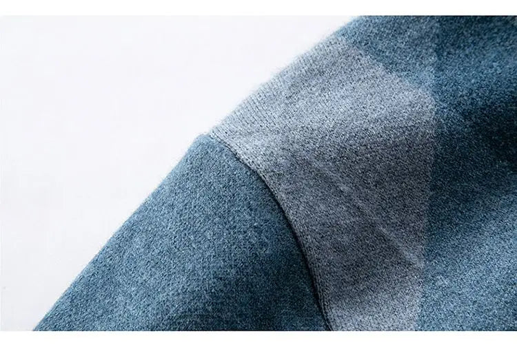 Men’s Autumn Winter Half‑Turtleneck Sweater