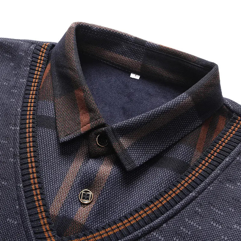 Two‑Piece Polo Neck Sweater